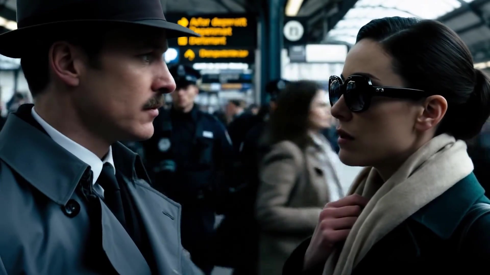 Stylized AI video example with bold color grading